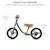 Draisienne Kinderkraft SPACE avec Frein à Main, Roues EVA Increvables, Selle Réglable et Repose-Pieds Antidérapant Blue+Green+Pink 9 - vertbaudet enfant 