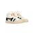 Baskets montantes  à scratch Blanc+Blanc cassé+Blanc Rouge+Blanc vert marine 19 - vertbaudet enfant 