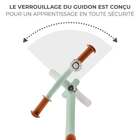 Draisienne Kinderkraft FLY PLUS pour Enfant dès 2 Ans avec Guidon Antidérapant et Cadre Léger en Magnésium Blue+Mint+Pink 11 - vertbaudet enfant 