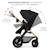 Poussette 3 en 1 Kinderkraft MOOV 2 AIR avec Siège 2 en 1 Transformable, Roues Gonflables et MINK PRO i-Size Inclus Beige+Gris+Gris anthracite+Noir 23 - vertbaudet enfant 