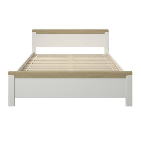Lit avec chevets pin massif  andréas Blanc bois 6 - vertbaudet enfant 