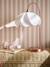 Lampe à poser abat-jour fleur pied métal beige 1 - vertbaudet enfant 