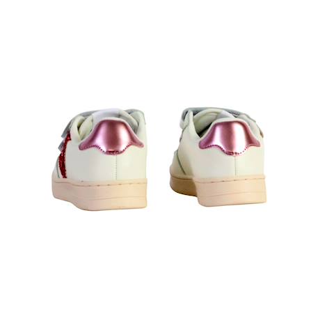 Baskets basses  à scratch Leopard+Petalo+Rose 10 - vertbaudet enfant 