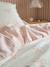 Parure housse de couette et taie d'oreiller NOEUDS avec coton recyclé rose imprimé 3 - vertbaudet enfant 