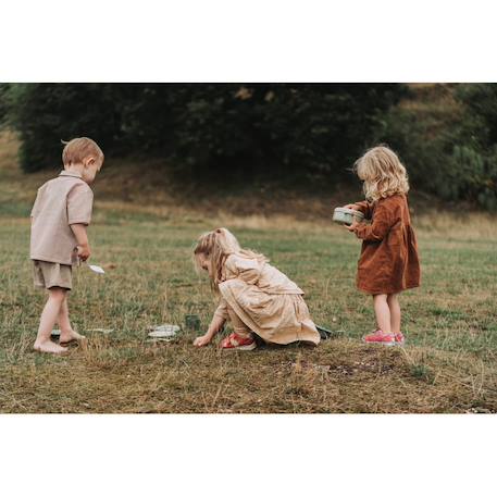Set de dinette (green bean) - 7 pièces en filet Kaki 4 - vertbaudet enfant 