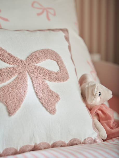 Coussin finition feston écru 2 - vertbaudet enfant 