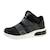 Baskets montantes  à scratch  velours Noir+Noir noir 2 - vertbaudet enfant 