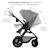 Poussette 3 en 1 Kinderkraft MOOV 2 AIR avec Siège 2 en 1 Transformable, Roues Gonflables et MINK PRO i-Size Inclus Beige+Gris+Gris anthracite+Noir 11 - vertbaudet enfant 