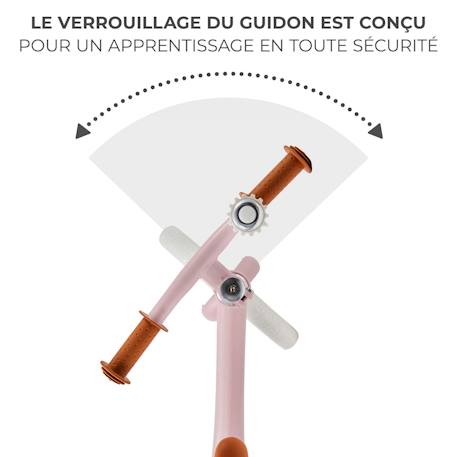 Draisienne Kinderkraft FLY PLUS pour Enfant dès 2 Ans avec Guidon Antidérapant et Cadre Léger en Magnésium Blue+Mint+Pink 17 - vertbaudet enfant 