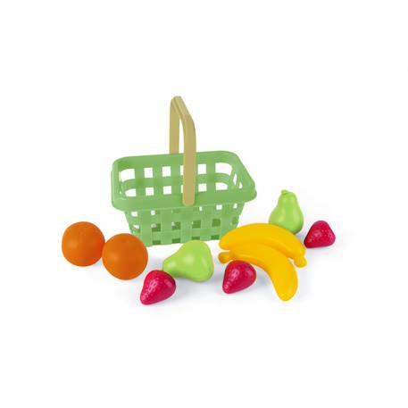 Panier de fruits - 10 pièces en filet Vert, rouge, jaune et orange 1 - vertbaudet enfant 