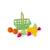 Panier de fruits - 10 pièces en filet Vert, rouge, jaune et orange 1 - vertbaudet enfant 