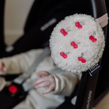 Bruit blanc nomade cerises Ecru, rouge, vert 6 - vertbaudet enfant 