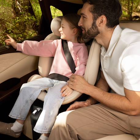 Siège auto isofix enfant réglable Beige+Gris+Noir 15 - vertbaudet enfant 