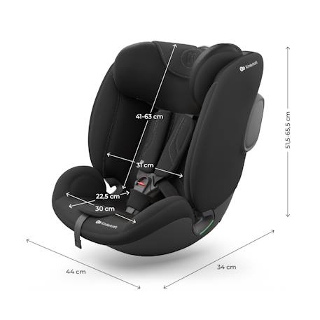 Siège auto isofix enfant réglable Beige+Gris+Noir 18 - vertbaudet enfant 