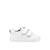 Sneakers filles cuir fermeture adhésive barefoot Blanc - Gris 1 - vertbaudet enfant 