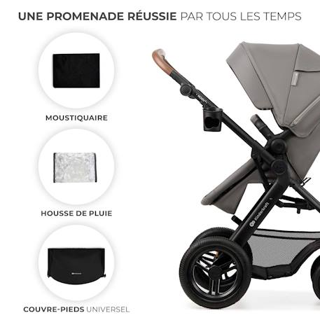 Poussette trio moov 2 pratique et confortable Beige+Gris+Gris anthracite+Noir 12 - vertbaudet enfant 