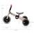 Tricycle Kinderkraft 4TRIKE Pliant 3 en 1 avec Draisienne, Tricycle à Pédales, Selle Réglable et Cadre Aluminium Grey+Honey 6 - vertbaudet enfant 