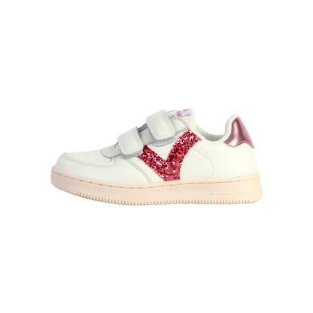 Baskets basses  à scratch Leopard+Petalo+Rose 8 - vertbaudet enfant 