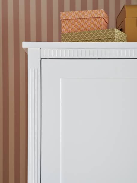 Armoire 2 portes + 2 tiroirs Canopée blanc 5 - vertbaudet enfant 