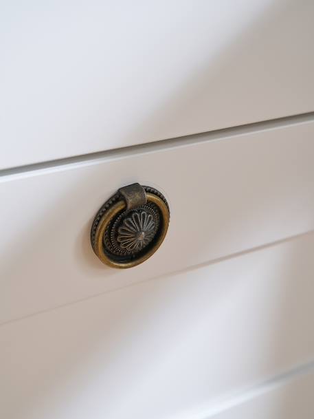 Armoire 2 portes + 2 tiroirs Canopée blanc 4 - vertbaudet enfant 