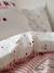 Parure housse de couette et taie d'oreiller CERISES RAYURES avec coton recyclé rayé rouge 3 - vertbaudet enfant 