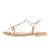 Sandales en cuir  à brides Blanc argent 2 - vertbaudet enfant 