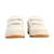 Baskets basses  à scratch Blanc or 5 - vertbaudet enfant 