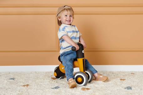 Draisienne bébé sans pédale dès 1 an – selle réglable – modèle minibi Jaune 2 - vertbaudet enfant 