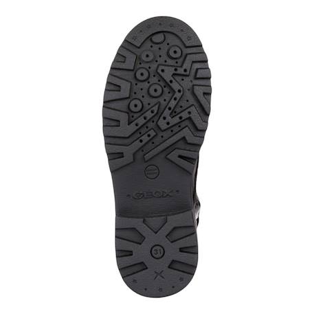 Bottines en cuir  vernis  à lacets Noir 6 - vertbaudet enfant 