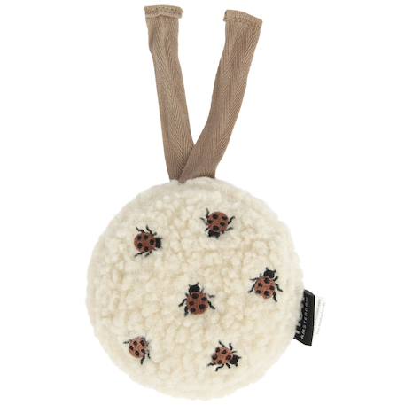 Bruit blanc nomade coccinelles Ecru, rouge, noir 2 - vertbaudet enfant 