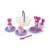 Set de pique-nique  - 17 pièces en filet rose et violet 1 - vertbaudet enfant 