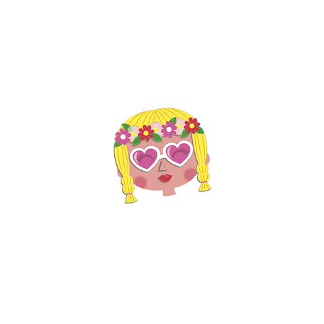 Magnéti'book crazy faces fille, 55 magnets Rose 4 - vertbaudet enfant 