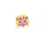 Magnéti'book crazy faces fille, 55 magnets Rose 4 - vertbaudet enfant 