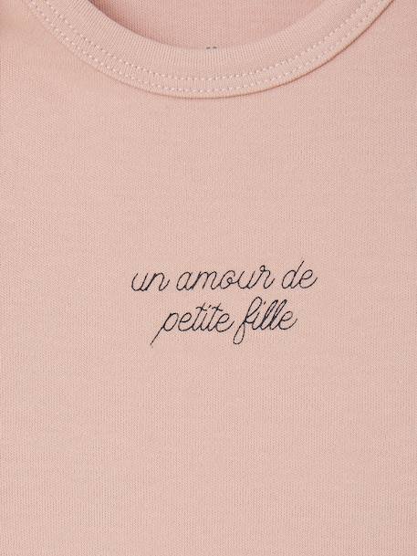 Bodies manches longues bébé fleuris vert sauge 10 - vertbaudet enfant 