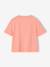 Tee-shirt fille motif poitrine manches courtes abricot+rose bonbon+rouge 3 - vertbaudet enfant 