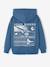 Sweat à capuche garçon NASA bleu océan 1 - vertbaudet enfant 