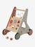Chariot de marche avec freins en bois FSC® Cherry+Green Forest+Tanzanie 4 - vertbaudet enfant 