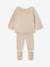 Coffret ensemble bébé fille tricot 3 pièces beige chiné 5 - vertbaudet enfant 