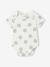 Lot 5 bodies bébé manches courte écru 6 - vertbaudet enfant 