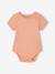 Lot 5 bodies bébé manches courte écru 5 - vertbaudet enfant 