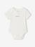 Lot 5 bodies bébé manches courte écru 4 - vertbaudet enfant 