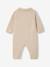 Ensemble bébé combinaison tricot et bandana beige chiné 4 - vertbaudet enfant 