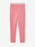 Legging fille ceinture irisée Basics gris chiné+marine grisé+mauve+noir+vert sauge+vieux rose 22 - vertbaudet enfant 