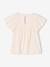 T-shirt blouse manches courtes écru 2 - vertbaudet enfant 