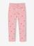 Pantalon mom fille brodé rose poudré+vert de gris 3 - vertbaudet enfant 