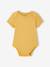 Lot 5 bodies bébé manches courte écru 3 - vertbaudet enfant 