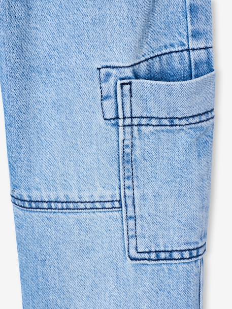 Pantalon battle garçon en denim double stone 6 - vertbaudet enfant 