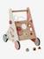 Chariot de marche avec freins en bois FSC® Cherry+Green Forest+Tanzanie 3 - vertbaudet enfant 