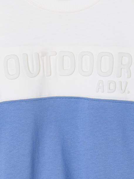 T-shirt garçon colorblock bleu 3 - vertbaudet enfant 