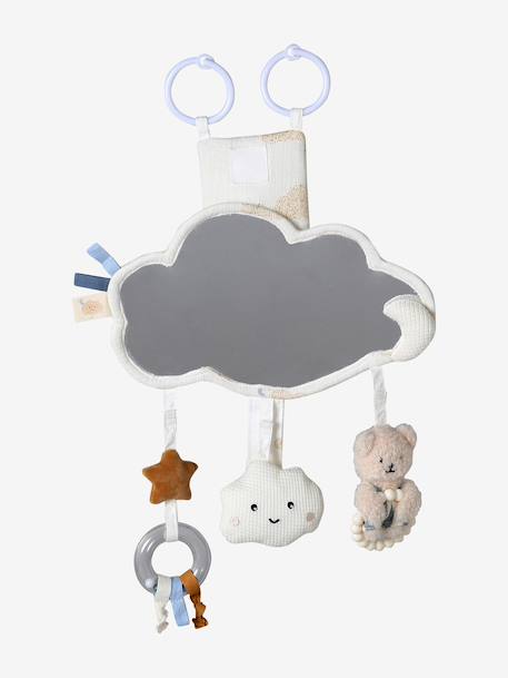 Jouet miroir NUAGE à suspendre ou à poser blanc 2 - vertbaudet enfant 
